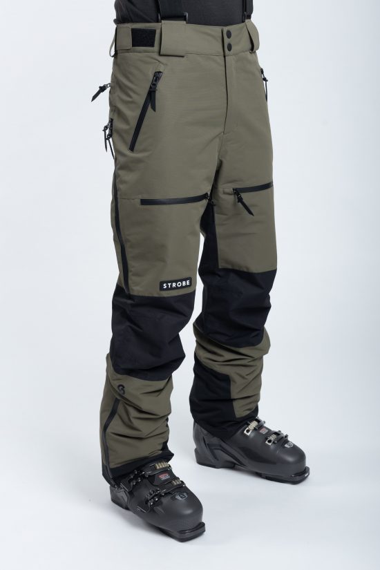 Lynx Ski Pants Olive Green - Men's
