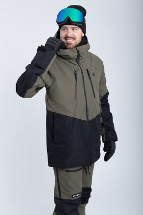 Lynx Ski Jacket Olive Green - Men's
