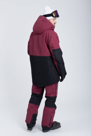 Lynx Ski Jacket Burgundy - Men's