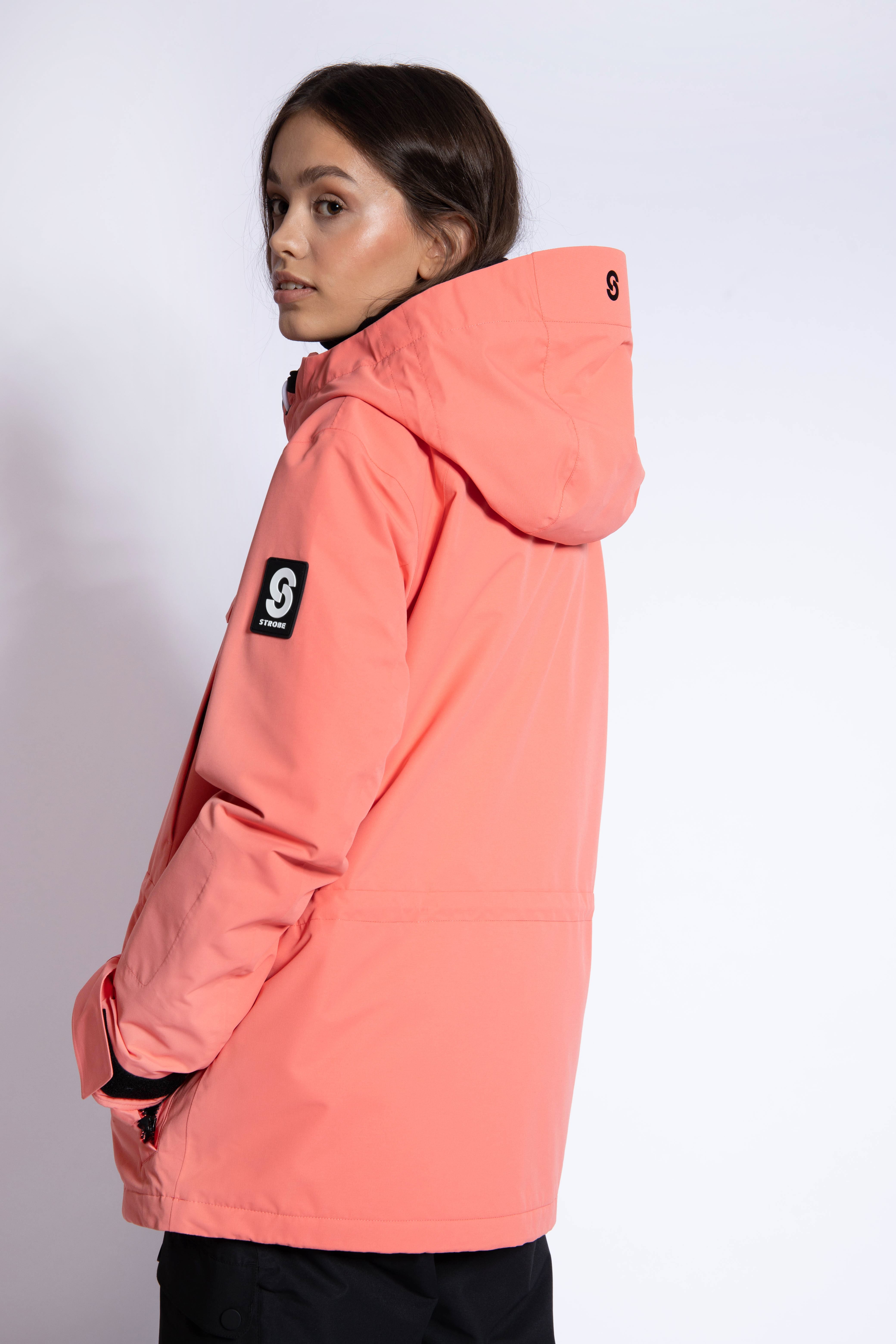 Renewed - Felicity Ski Jacket Coral - Medium - Women's
