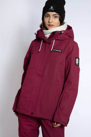 Aura Ski Jacket Burgundy - Women's