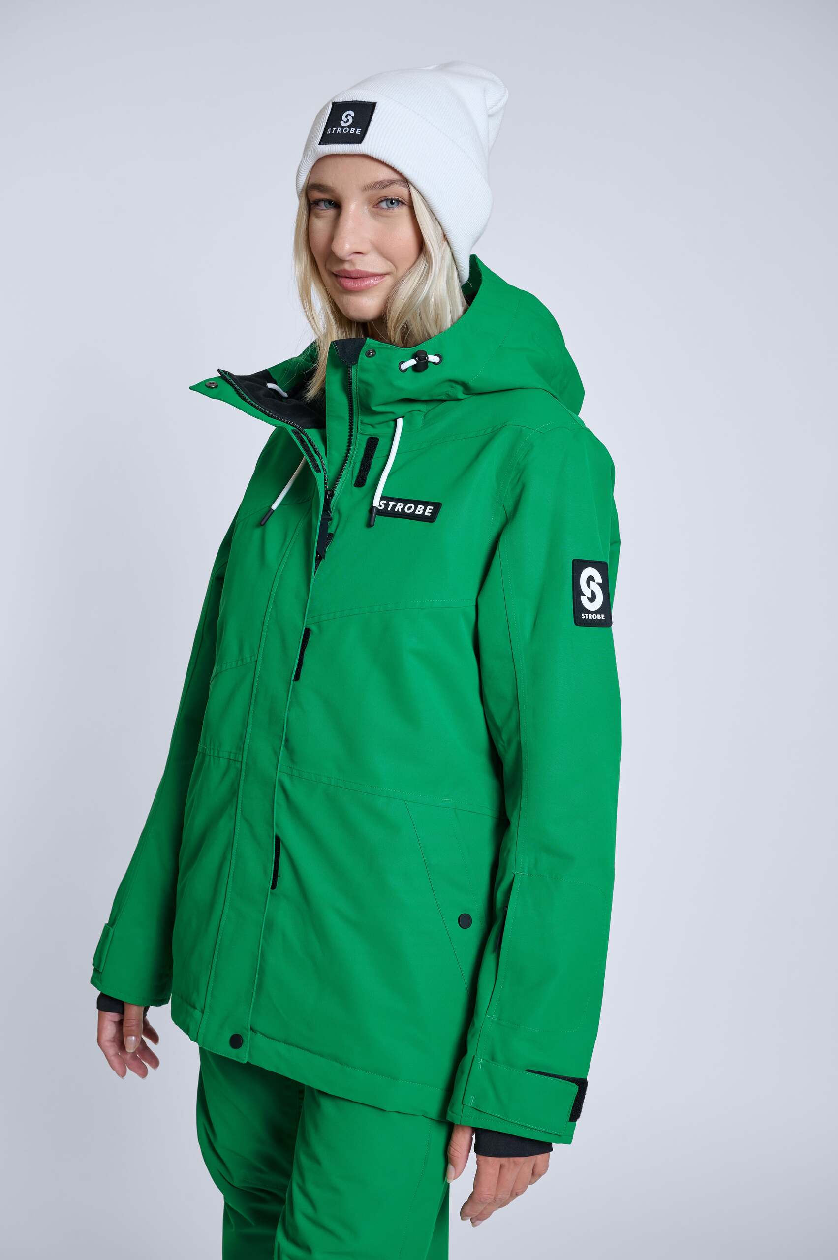 Renewed - Aura Ski Jacket Kelly Green - Medium - Women's