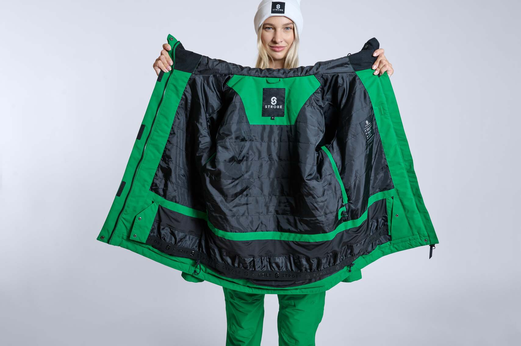 Renewed - Aura Ski Jacket Kelly Green - Medium - Women's